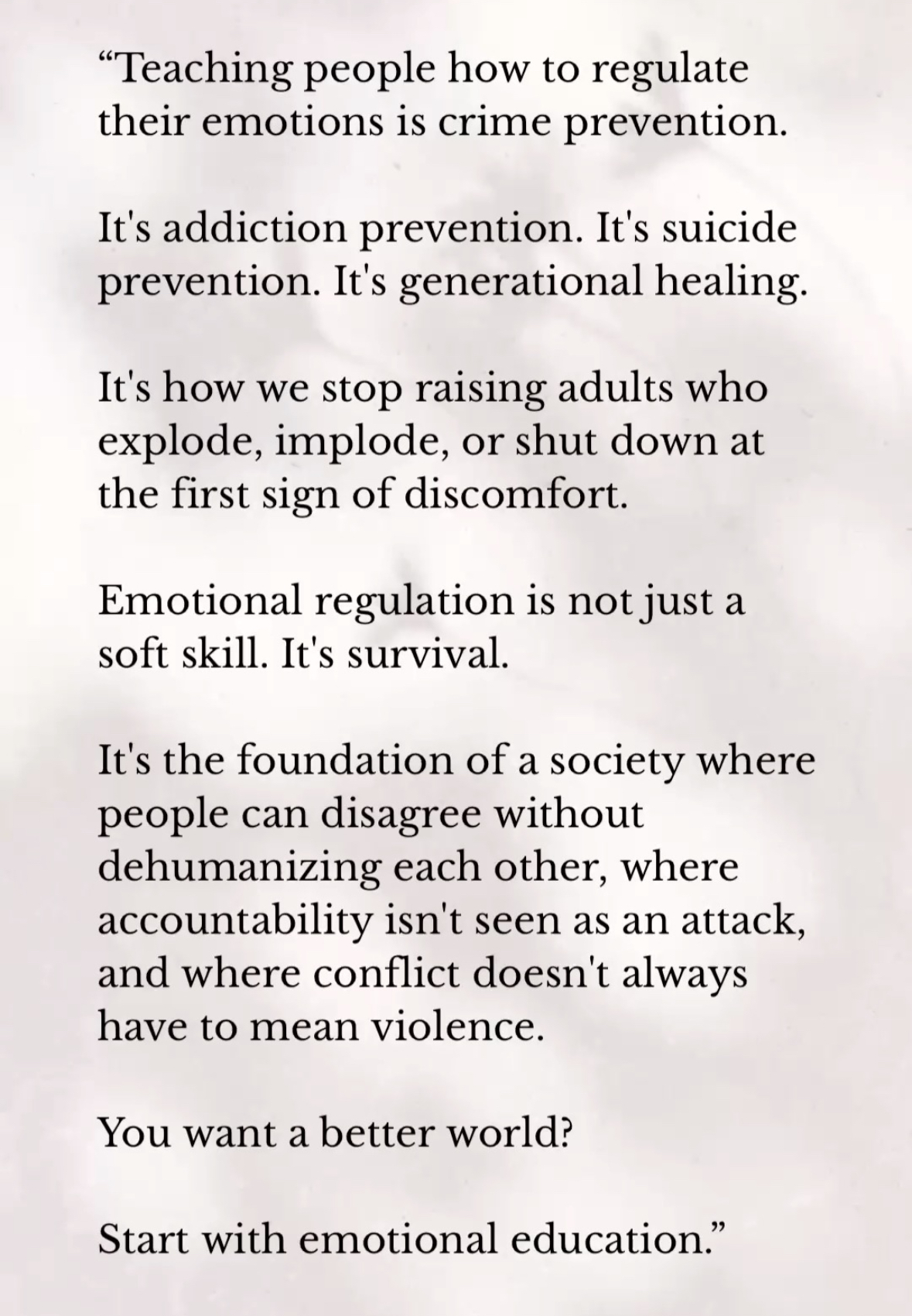 Emotional Education
